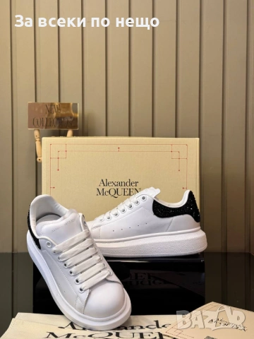 Alexander McQueen Дамски Маратонки С Кристали👟Дамски Спортни Обувки Александър Макуин Код SK815, снимка 3 - Маратонки - 53183645