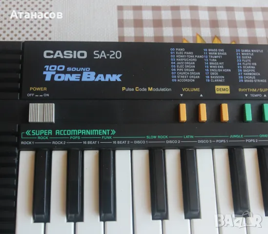 Casio SA-10 и Casio SA-20 Keyboard - синтезатор., снимка 8 - Синтезатори - 47600800
