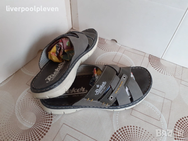 👉Rieker Original 40 чехли, снимка 2 - Мъжки чехли - 53398539