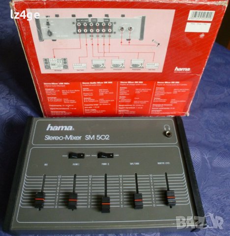 Stereo-Mixer hama SM-502, снимка 3 - Ресийвъри, усилватели, смесителни пултове - 37564195