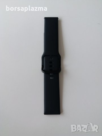СИЛИКОНОВА КАИШКА ЗА SAMSUNG GALAXY WATCH ACTIVE R500 20MM - BLACK, снимка 3 - Каишки за часовници - 26903961