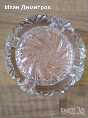 Кристална купа, пепелник/Crystal bowl, ashtray, снимка 7 - Антикварни и старинни предмети - 36726732