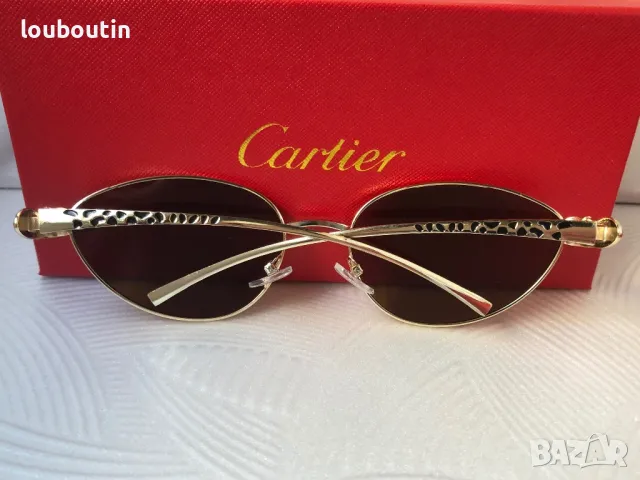 Cartier 2024  дамски слънчеви очила елипса кръгли овални, снимка 13 - Слънчеви и диоптрични очила - 48003086