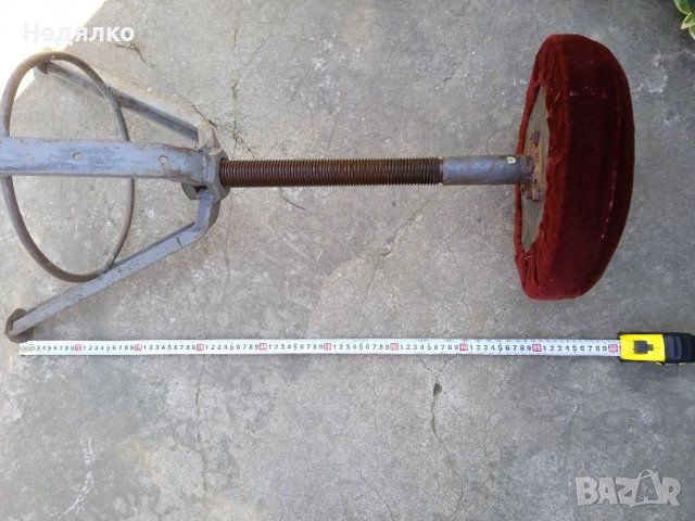 Старо въртящо столче, ръчна изработка , снимка 11 - Антикварни и старинни предмети - 36580125