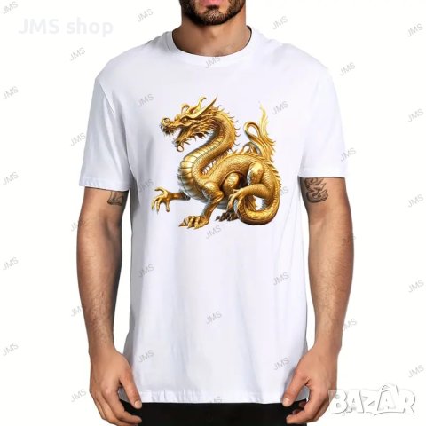 Топлотрансферен стикер за дрехи Дракон със златни доспехи, 4модела , снимка 9 - Други - 43602881