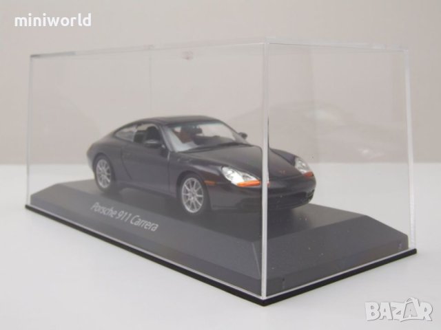 Porsche 911-996 1998 - мащаб 1:43 на Maxichamps моделът е нов в PVC дисплей-кейс, снимка 8 - Колекции - 43034982