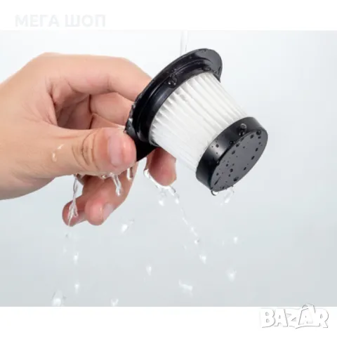 Акумулаторна домакинска ръчна прахосмукачка с 5 накрайника, снимка 7 - Прахосмукачки - 49988449