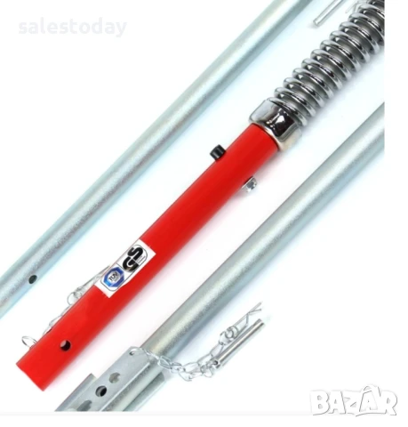 Метален теглич, 3T, 205см с пружинен амортисьор, снимка 3 - Аксесоари и консумативи - 51427120