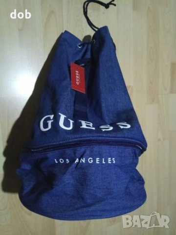 Нова спортна торба/раница Guess Bag Denim Look , снимка 6 - Чанти - 26861561