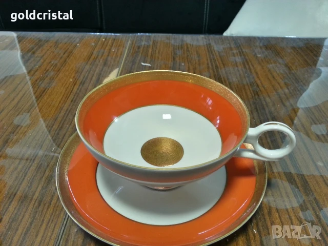 стар немски порцелан чаша за чай кафе, снимка 11 - Антикварни и старинни предмети - 18594164