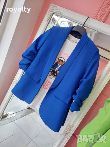 Синьо пролетно сако 