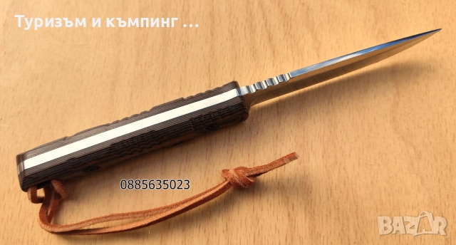 Малък ловен нож / ръчна изработка /, снимка 7 - Ножове - 52189401