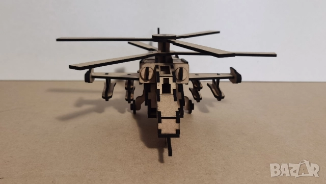 3D ПЪЗЕЛ - Военен Хеликоптер