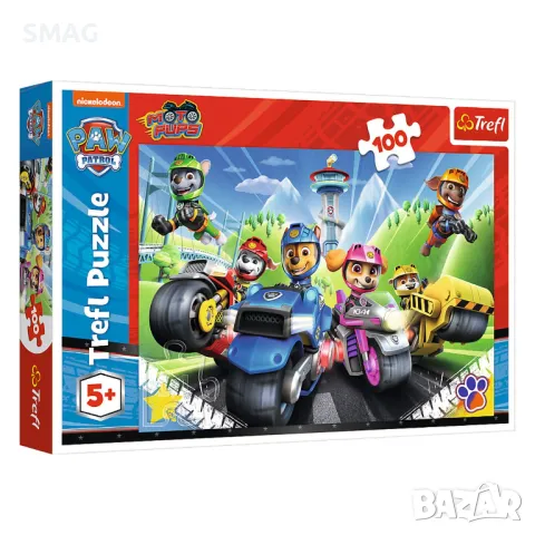 Пъзел с превозно средство Paw Patrol (100 части) - S_1239780