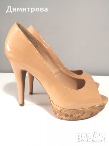 Елегантни обувки с висок ток, снимка 2 - Дамски обувки на ток - 18932401
