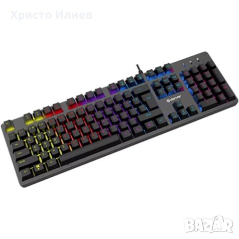 Геймърска клавиатура Denver GKK-330DE, снимка 2 - Клавиатури и мишки - 43777957