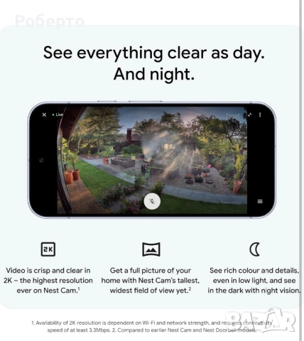 Google Nest Cam, снимка 5 - Други - 52923106
