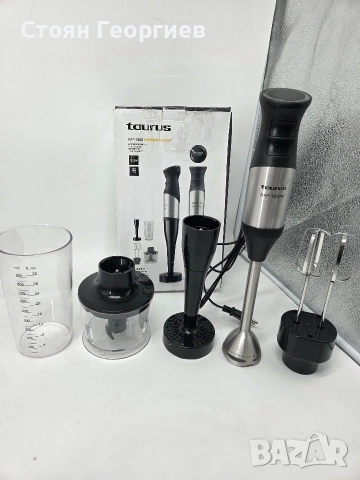 Чисто нов пасатор чопър миксер+приставка картофено пюре TAURUS 1200w
