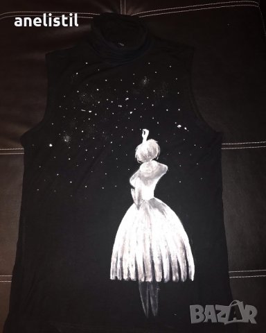 Ръчно рисувана блуза, снимка 1