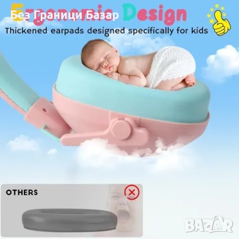 Нови Шумопотискащи детски слушалки SNR 29dB – идеални за аутизъм шум, снимка 6 - Други - 49373656