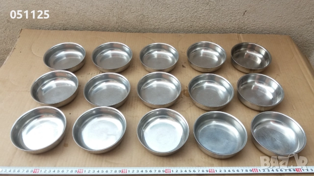 никел - комплект от 15 купички за сладко , снимка 6 - Други ценни предмети - 52605568