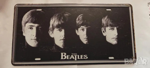 The Beatles-метална табела -тип регистрационен номер