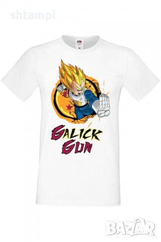 Мъжка тениска Dragon Ball Z Vegeta Galick Gun,Анимация,игра,Празник,Повод,, снимка 3 - Тениски - 38096223