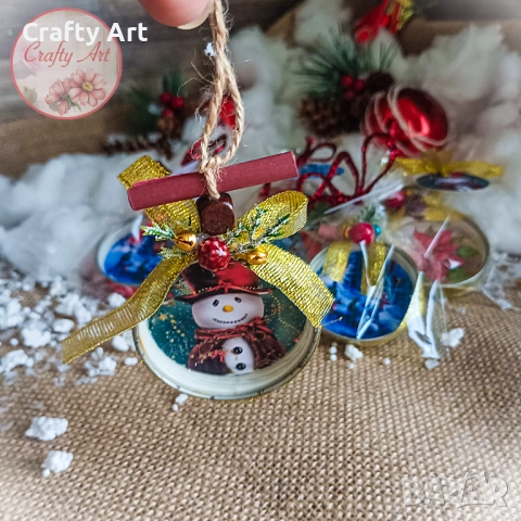 Коледни играчки за елха с късметче, снимка 10 - Коледни подаръци - 51956508