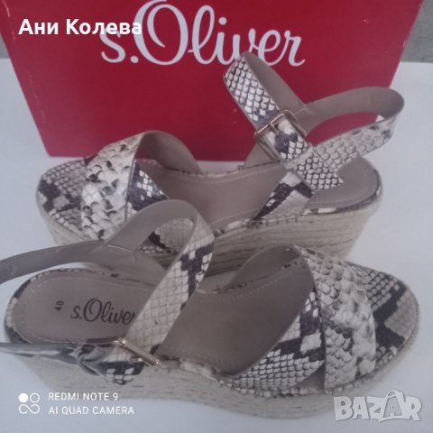 Нови немски  на платформа s.Oliver, 40 , снимка 9 - Сандали - 33074231