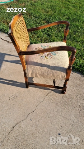 Кресло с гобленова дамаска №041, снимка 2 - Дивани и мека мебел - 53254075