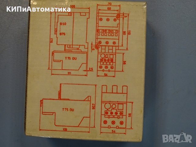 термична защита ABB T75 DU 29-42A, снимка 12 - Резервни части за машини - 37461258