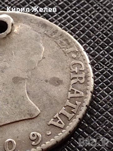 СРЕБЪРНА МОНЕТА 4 реала 1809г. Хосе Напалеон Мадрид Испания УНИКАТ 13674, снимка 5 - Нумизматика и бонистика - 40150634