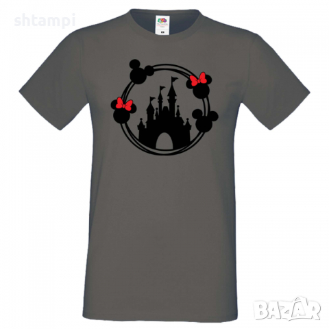 Мъжка тениска Disney Castle 1 Minnie Mouse,Подарък,Изненада,Рожден ден, снимка 3 - Тениски - 36575332