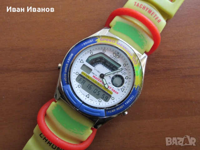 Casio AW-220 SPEED MEMORY 5BAR Made in Japan Касио, снимка 8 - Мъжки - 52010609