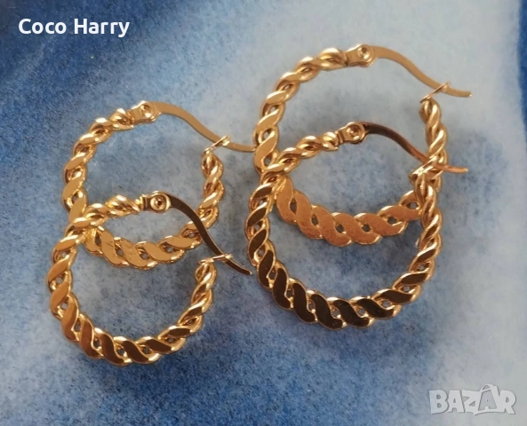 Комплект 2чифта обеци