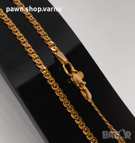 Златен синджир 585 – 4,82 г, дължина 50 см, снимка 5 - Колиета, медальони, синджири - 52258428