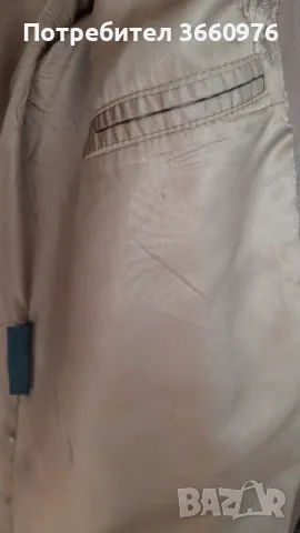 Продавам дамско манто от естествена кожа в светлокафяв топъл цвят. Много мека, фина кожа. Подходящо , снимка 3 - Палта, манта - 48790869