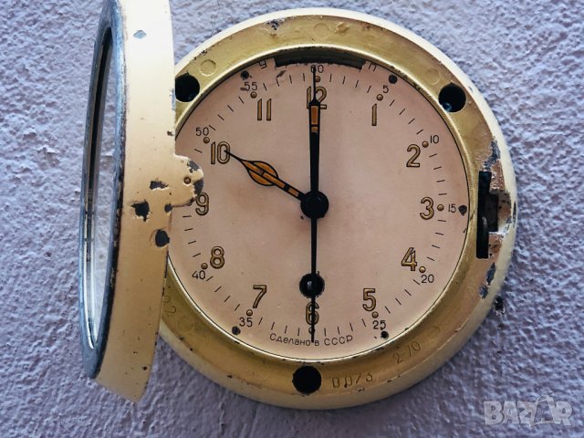 Корабен часовник военоморски сили СССР 1960г., снимка 8 - Стенни часовници - 27342180