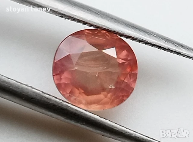 Елегантен нетретиран Падпараджа сапфир 1.14кт.! Сертифициран! Нов!, снимка 8 - Други - 50500531