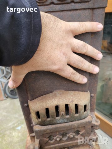 Прекрасна чугунена немска печка дин, снимка 3 - Антикварни и старинни предмети - 43513622