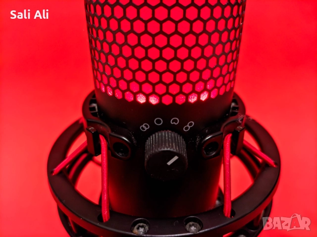 HyperX QuadCast USB Микрофон за Стрийминг, Гейминг, PC, Подкаст, снимка 2 - Микрофони - 51802590