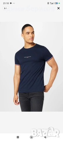 тениска Томи хилфигер, снимка 2 - Спортни дрехи, екипи - 53541228