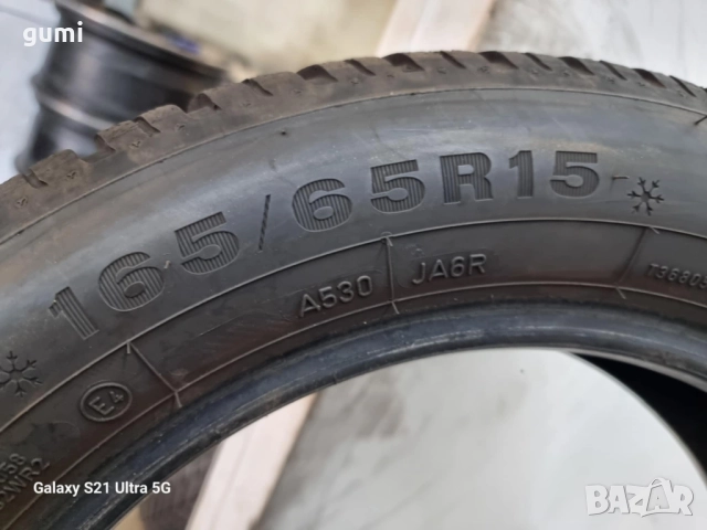 2бр зимни гуми 165/65/15 DUNLOP L03786 , снимка 4 - Гуми и джанти - 51728294