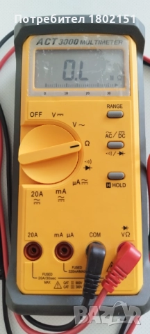 Мултимер ACT3000, снимка 3 - Друга електроника - 52064134