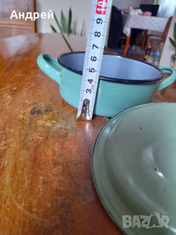 Стара Емайлирана тенджера #7, снимка 5 - Други ценни предмети - 43804642