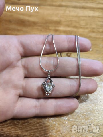 Сребърен синджир (37), снимка 3 - Колиета, медальони, синджири - 38034328