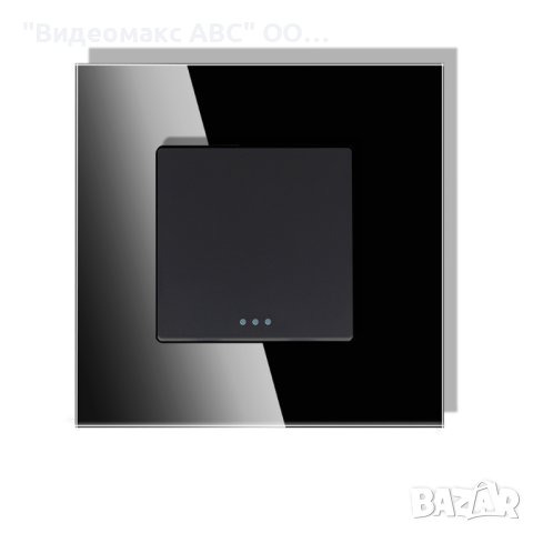 Единичен девиаторен ключ, комплект с кристална рамка "LUX-ON" - БЯЛ, СИВ, ЧЕРЕН, ЗЛАТИСТ, снимка 3 - Ключове, контакти, щепсели - 40266628