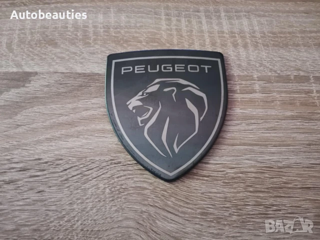 черна метална емблема Peugeot с новото лого, снимка 5 - Аксесоари и консумативи - 50600884