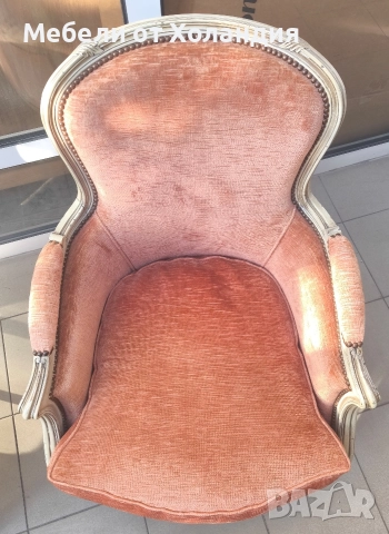 две солидни кресла Луи, снимка 4 - Дивани и мека мебел - 52824942