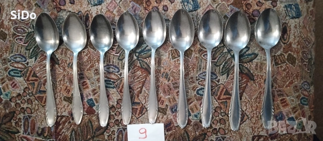 Лот 55 бр вилици, лъжици нови и запазени от времето от 1980г, снимка 4 - Прибори за хранене, готвене и сервиране - 50578180